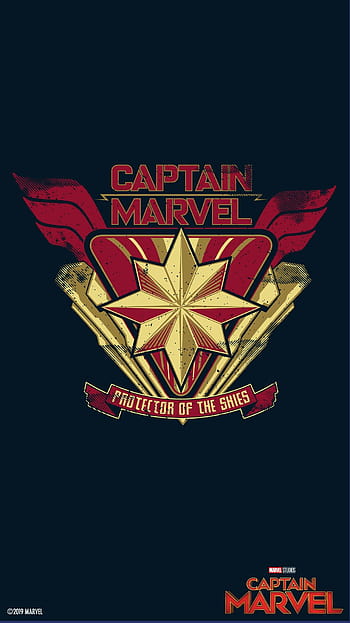 Captain Marvel Logo Sticker – Acid Ink Designs