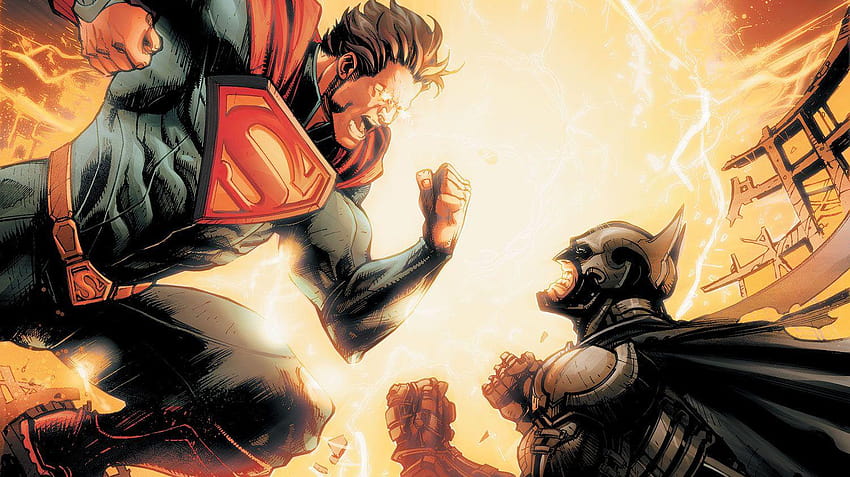 今週のインジャスティス コミックでは、スーパーマンは 1 つのことを行います バットマン、バットマン vs スーパーマンのインジャスティス 高画質の壁紙