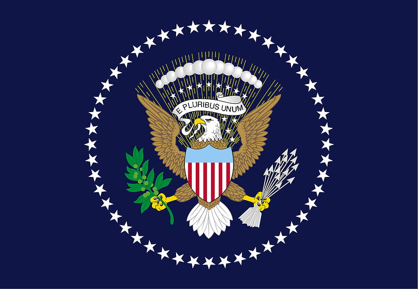 Amerika Birleşik Devletleri Başkanı Mührü, başkanlık mührü arka planı HD duvar kağıdı