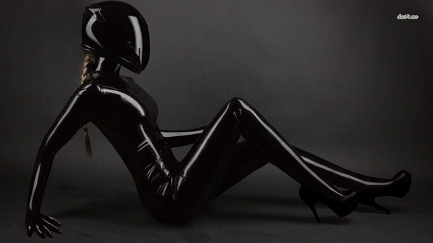 Latex suit graphy 18391 [1366x768] for your , Mobile & Tablet, black suit girl HD wallpaper