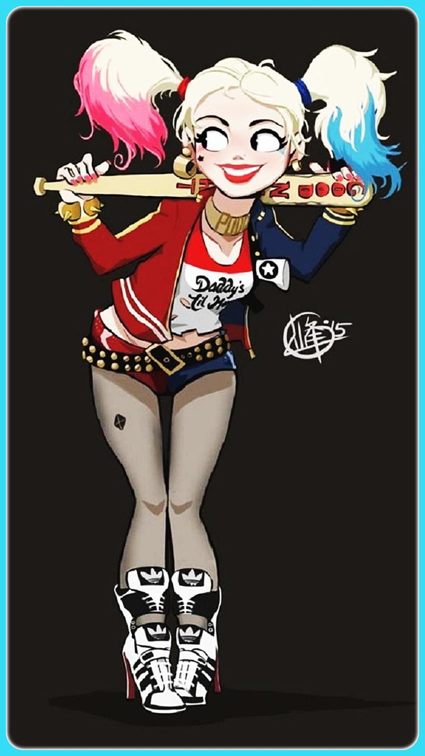 Harlequin Batgirl ○ Kobieta-Kot dla Androida, Android dziewczyna-nietoperz Tapeta na telefon HD