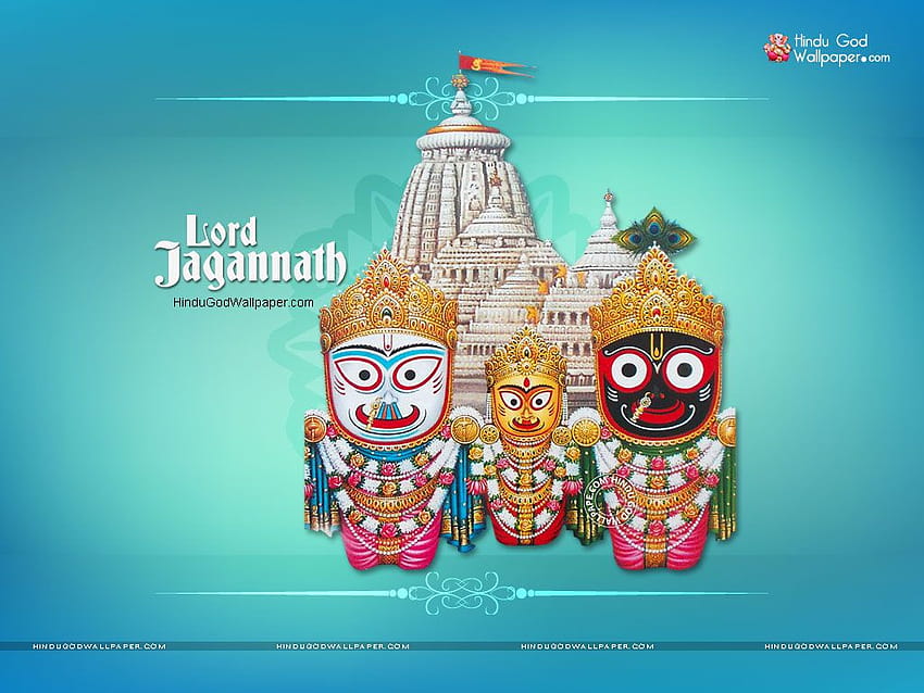 Jagannath-Gott HD-Hintergrundbild