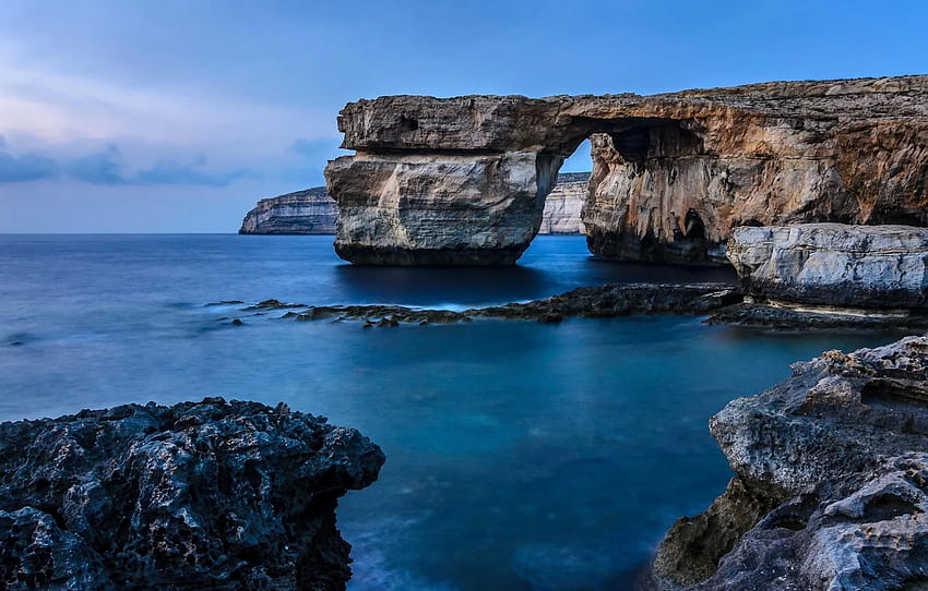 Malta, Gozo, Dwejra Bay , section пейзажи HD wallpaper
