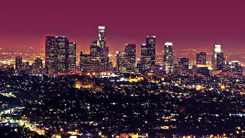 Los Angeles City, la city computer HD wallpaper