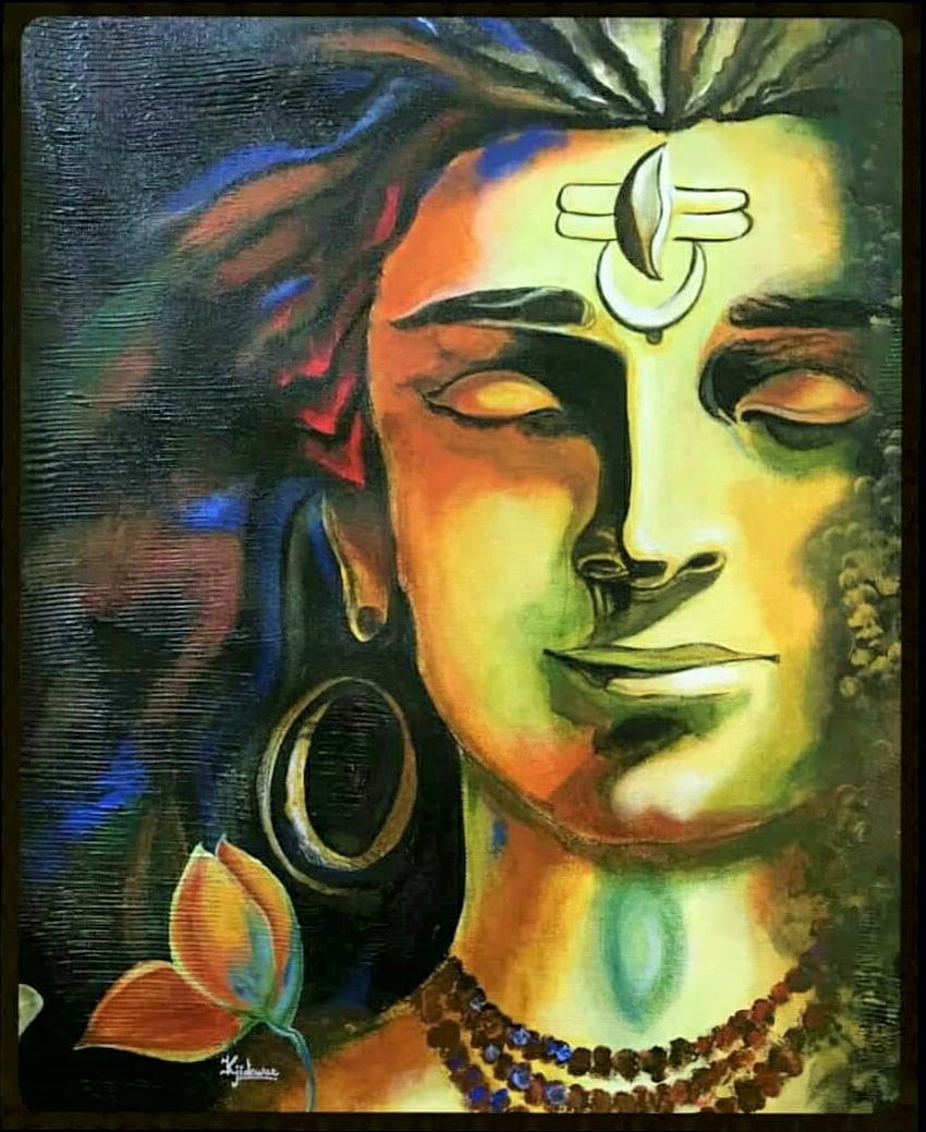 Modern Lord Shiva, lord shiva painting HD phone wallpaper | Pxfuel