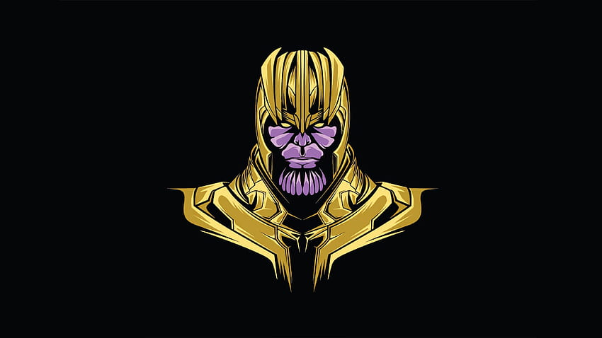 3840x2160 Thanos Minimal、Minimalist、および Backgrounds、thanos ロゴ 高画質の壁紙