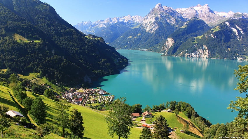 Suíça, Alpes suíços papel de parede HD