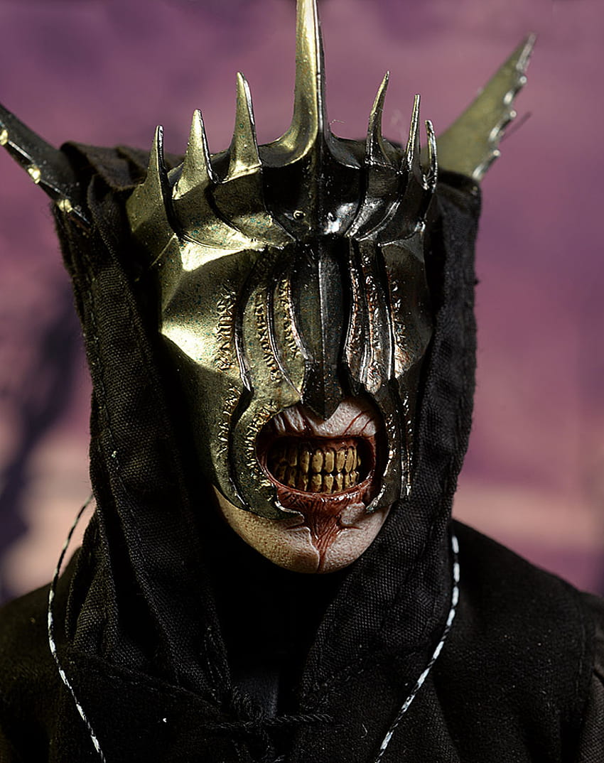 Review and of the Mouth of Sauron Lord of the Rings sixth scale action figure HD phone wallpaper
