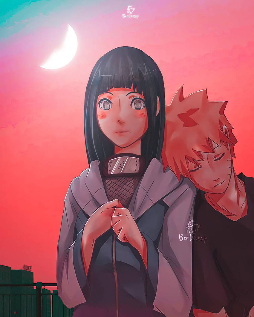 Naruto et hinata par Berlinxop, hinata iphone Fond d'écran de téléphone HD