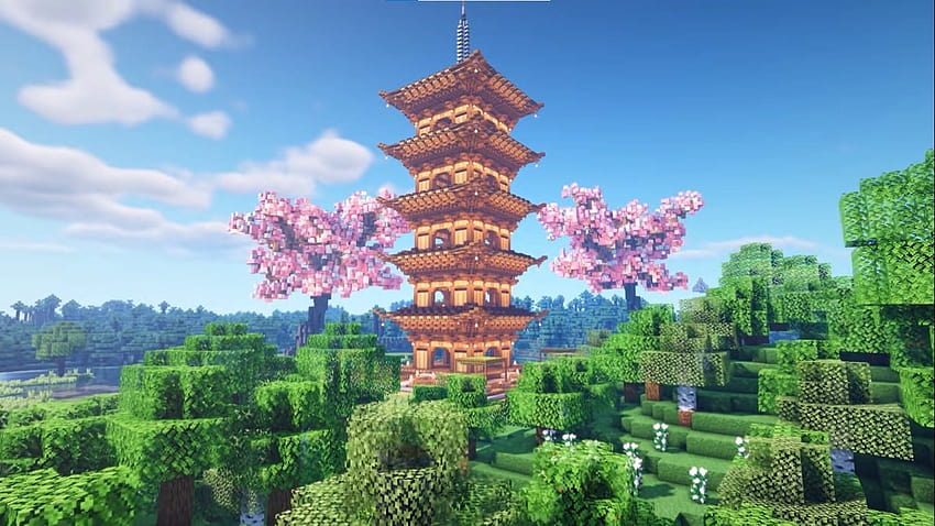 Le 6 migliori idee per la casa orientale di Minecraft da provare nel 2021, Minecraft Japan Sfondo HD