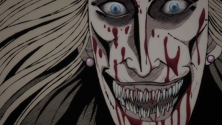 Os 5 melhores animes de terror, animes assustadores halloween papel de parede HD