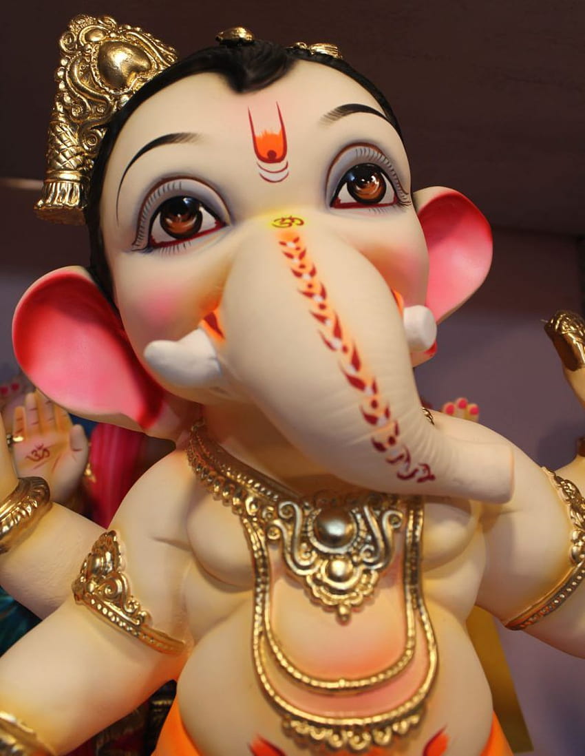 Baby Ganesha, Cute Ganesha, cute ganpati HD phone wallpaper | Pxfuel