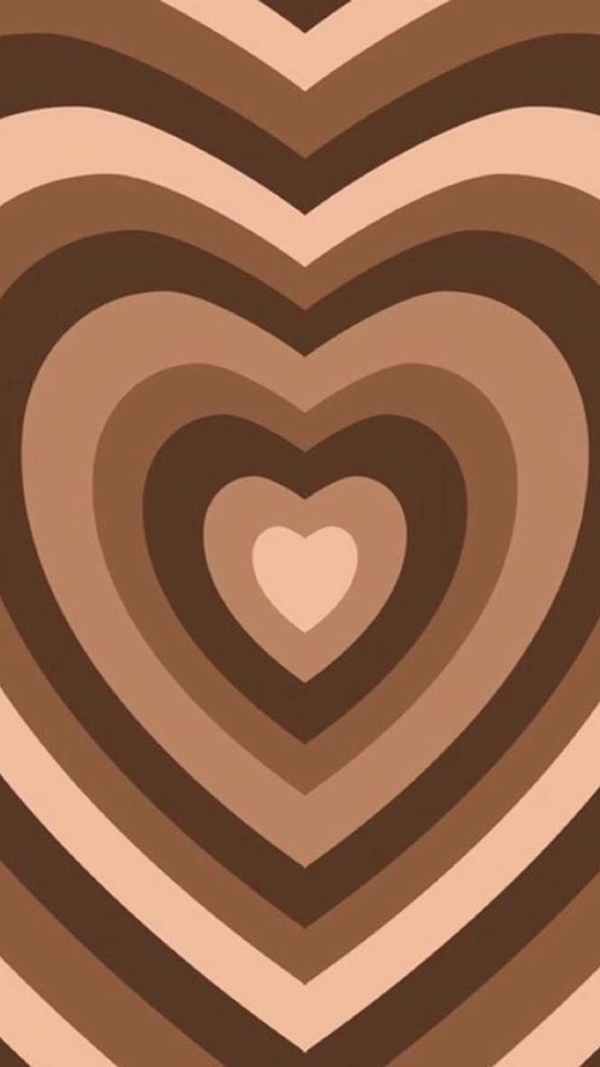 Brown Heart Aesthetic Wallpapers  Wallpaper Cave