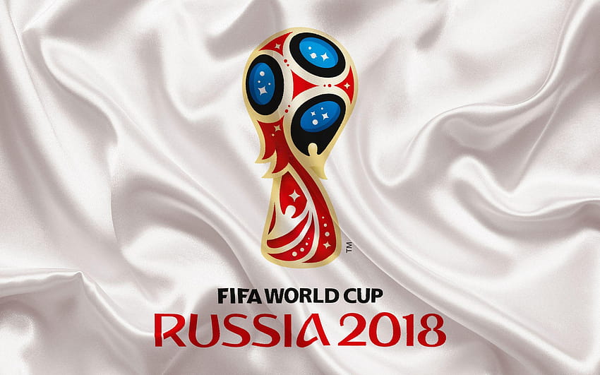2018 FIFA World Cup, Russia 2018, emblem, logo, fifa world cup russia 2018 HD wallpaper