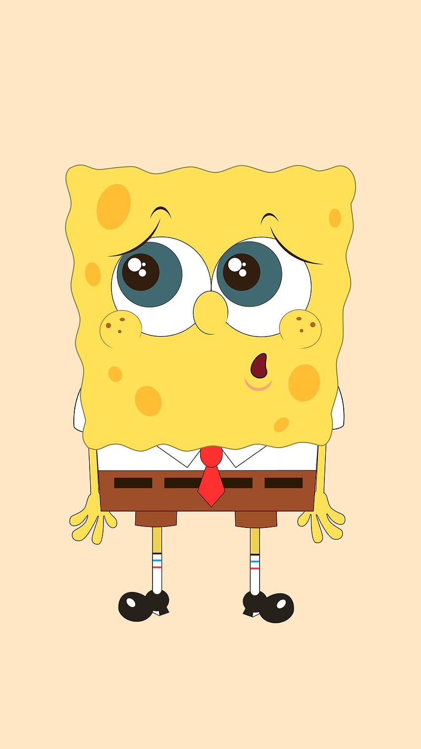 Bob Esponja rosto triste, Bob Esponja triste papel de parede HD