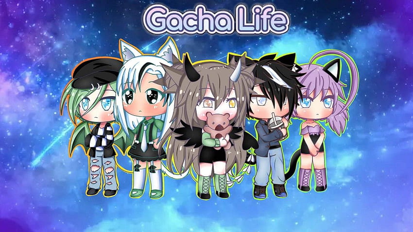 Gacha Life Galaxy Girl Character coloring page
