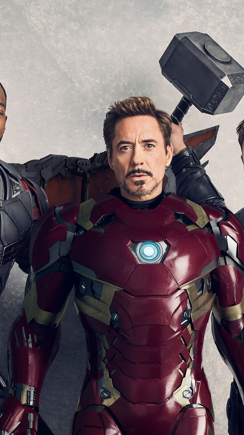 Avengers Infinity War Falcon Iron Man Thor, avengers infinity war iron man iphone HD phone wallpaper