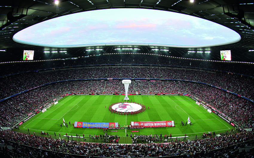 2560x1600 Field, Fc Bayern, Game, The Allianz Arena, Fc Barcelona HD wallpaper