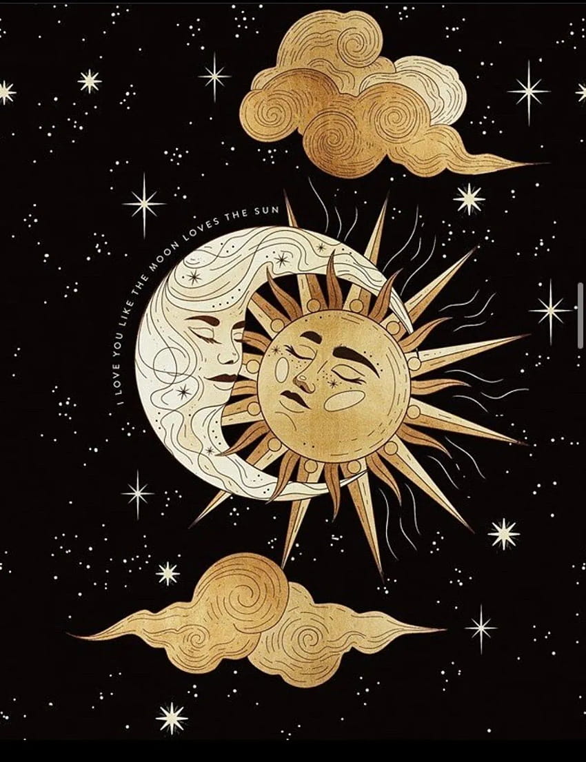 セルフケア To、太陽と月の美学 HD電話の壁紙