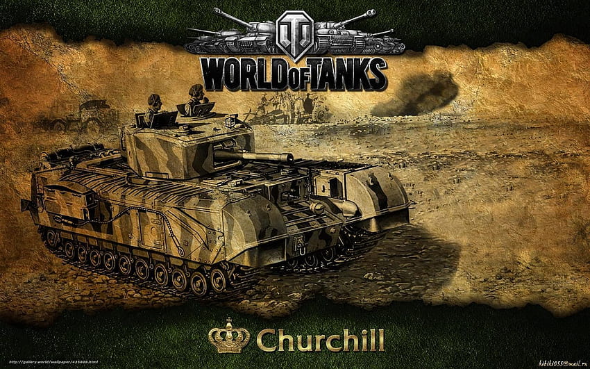 Танкове Churchill Mk IV Painting Art Army, танк Churchill mk iv HD тапет