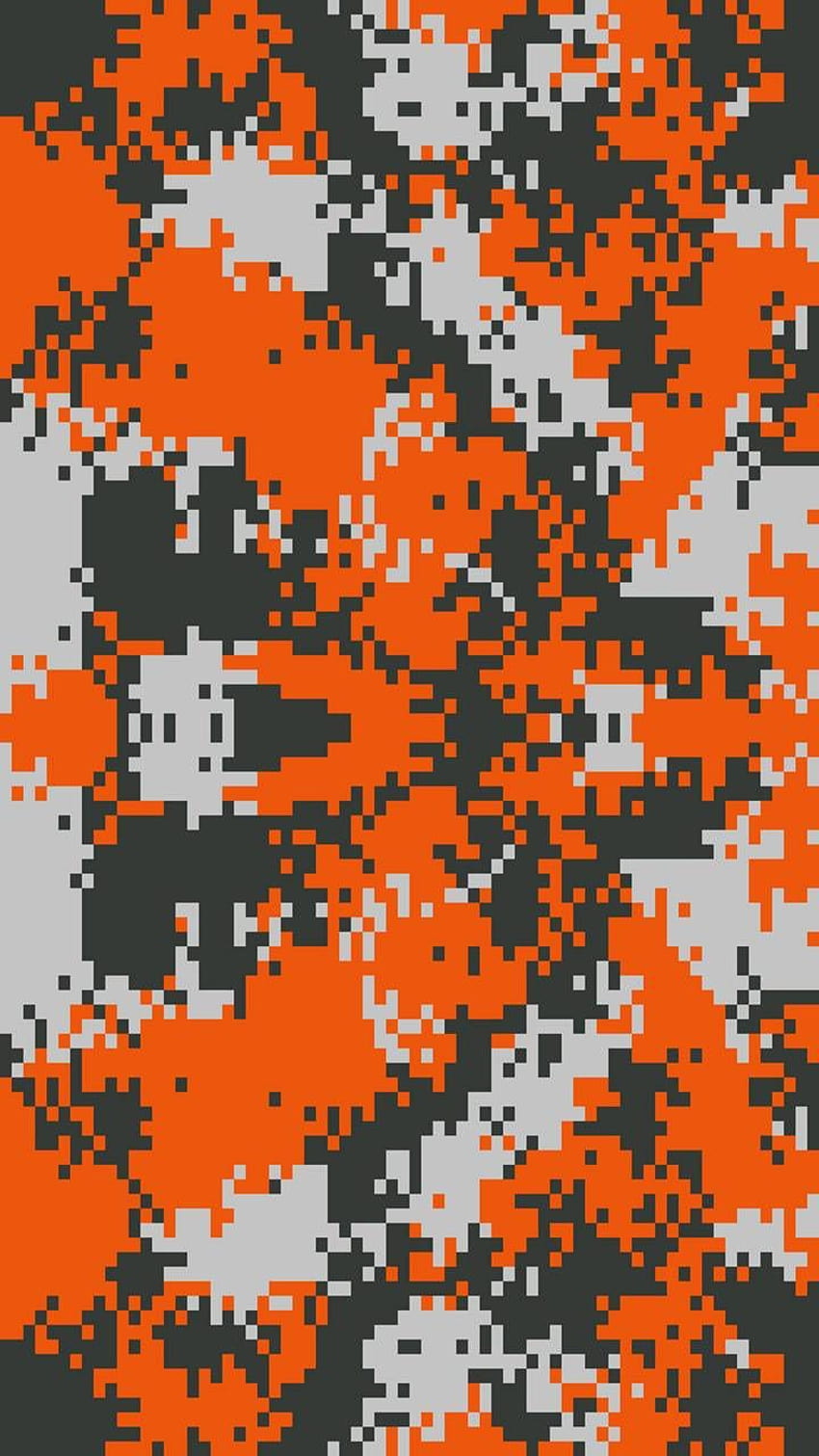 Camouflage orange par Studio929 Fond d'écran de téléphone HD