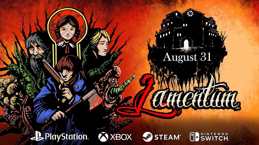 Introducing Lamentum, a pixel art survival horror game HD wallpaper