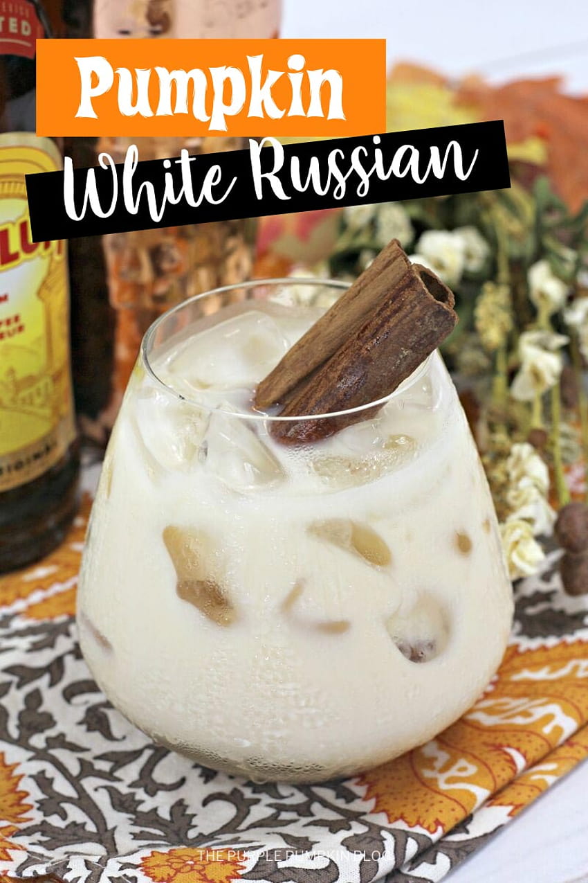 Pumpkin White Russian Cocktail HD phone wallpaper