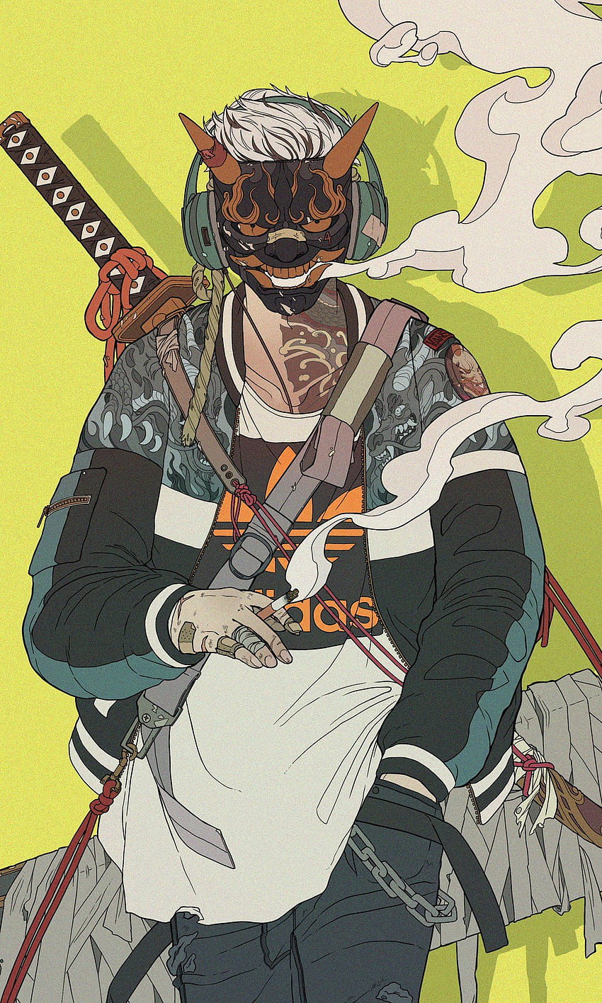 Breri on Twitter, samurai art concept anime HD phone wallpaper