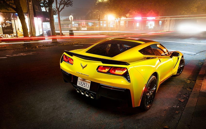 Yellow Chevrolet Corvette Stingray Hd Wallpaper Pxfuel