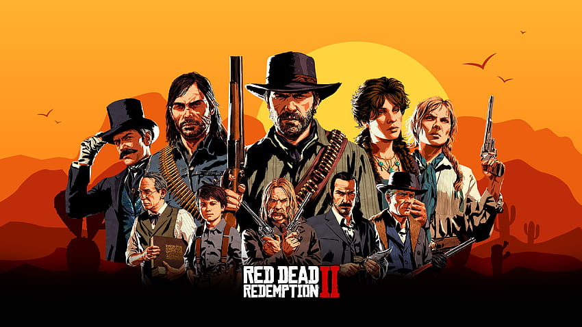 Red Dead Redemption 2 게임 캐릭터 red dead redemption 2 , ps games wal…, gta 2 HD 월페이퍼