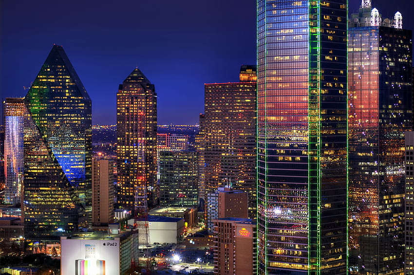 4 Downtown Dallas, dallas tx HD wallpaper