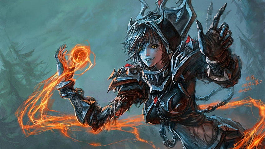 World of Warcraft หญิง Undead เต็ม พื้นหลังว้าว Undead วอลล์เปเปอร์ HD
