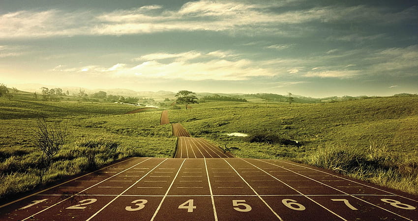 Running Track : HD wallpaper