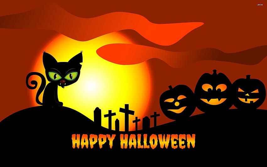 Feliz Halloween 2017* Citas, refranes, y dibujos animados de Halloween fondo de pantalla