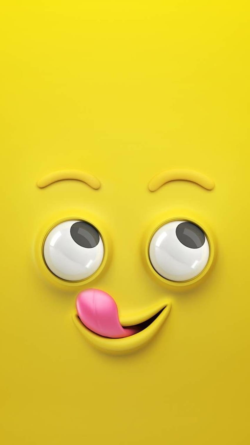 Kartun iphone ...in.pinterest, senyum kuning wallpaper ponsel HD