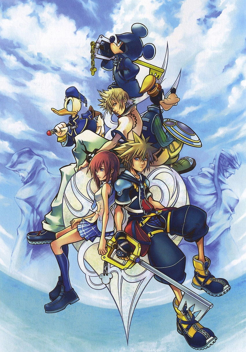 Kingdom Hearts II Móvil fondo de pantalla del teléfono