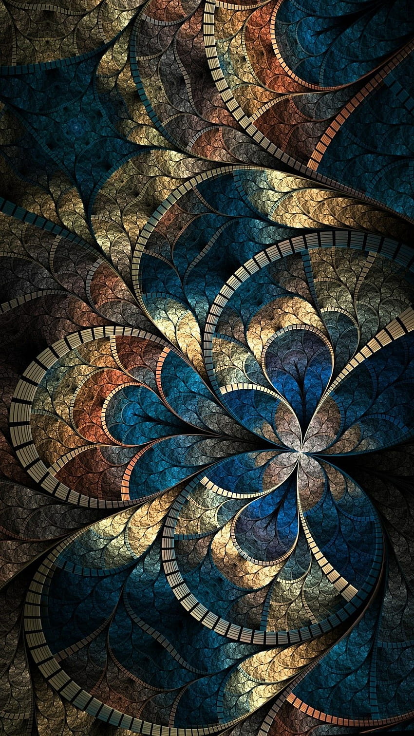 Mandala psichedelico, arte mobile Sfondo del telefono HD