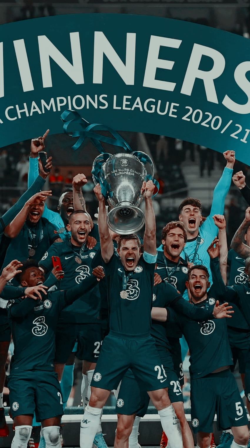 Chelsea UEFA Champions League Champions 2021 Papel de parede de celular HD
