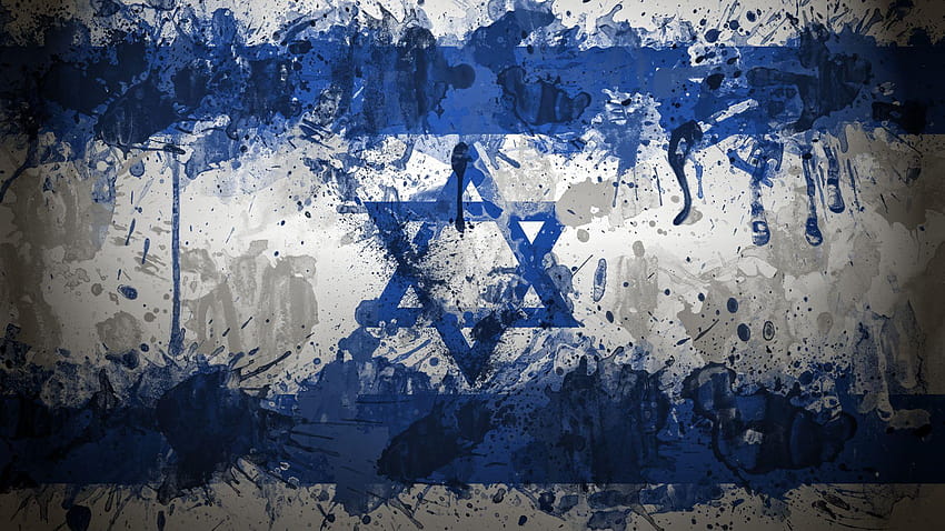 Israel-Flagge HD-Hintergrundbild