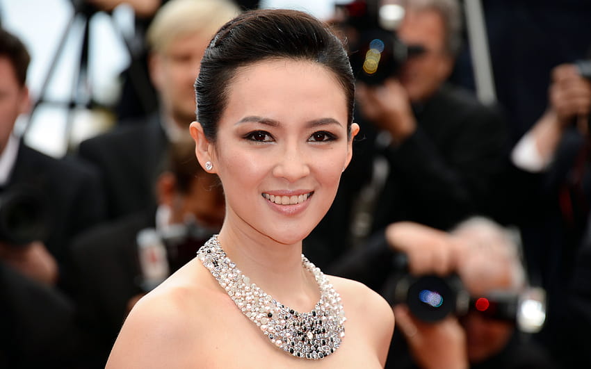 Ziyi Zhang, chińska aktorka, portret, piękność, brunetka o rozdzielczości 3840x2400. Wysoka jakość, chińska aktorka Tapeta HD