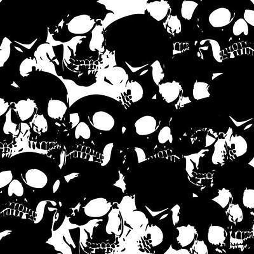 Skeleton Pattern, skull pattern HD phone wallpaper