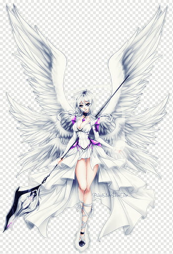 anime girl, kawaii girl and an angel flew down to me - image #6798034 on