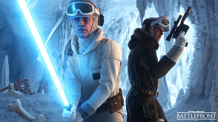 Mengapa Luke Skywalker menggunakan lightsaber hijau di Star Wars Battlefront ?, lightsaber biru luke skywalker Wallpaper HD