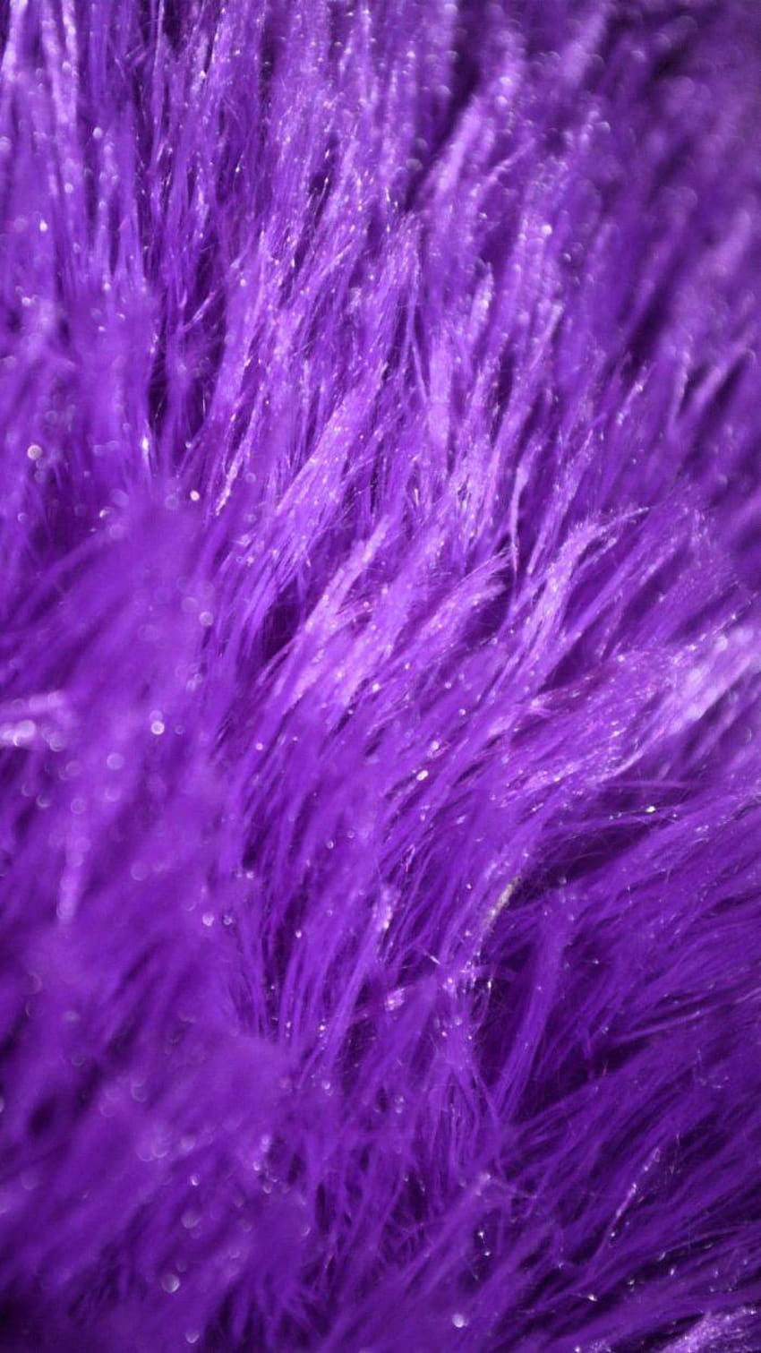 iPhone en fourrure violette Fond d'écran de téléphone HD