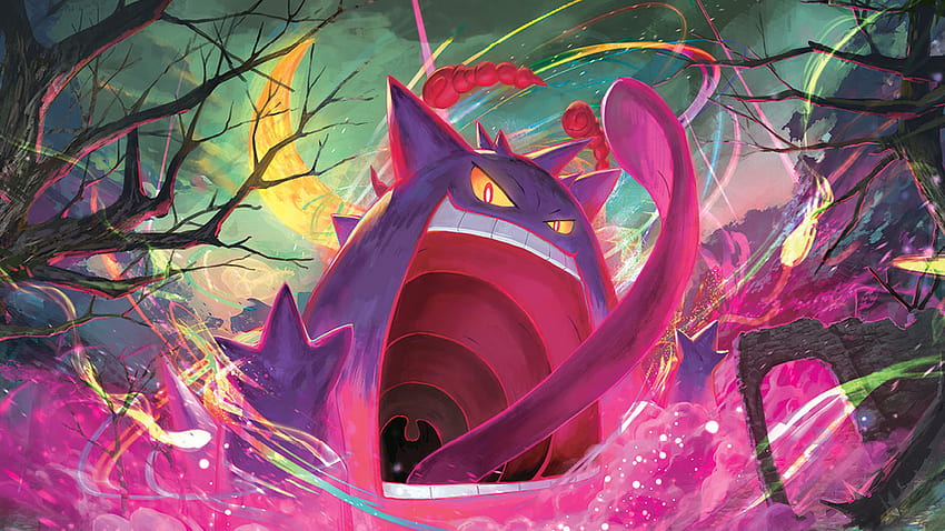 Най-добрите карти за изтегляне от Pokémon TCG Fusion Strike, vmax gengar HD тапет