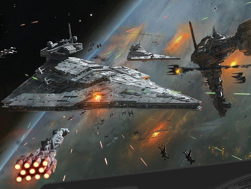 star wars space battles HD wallpaper