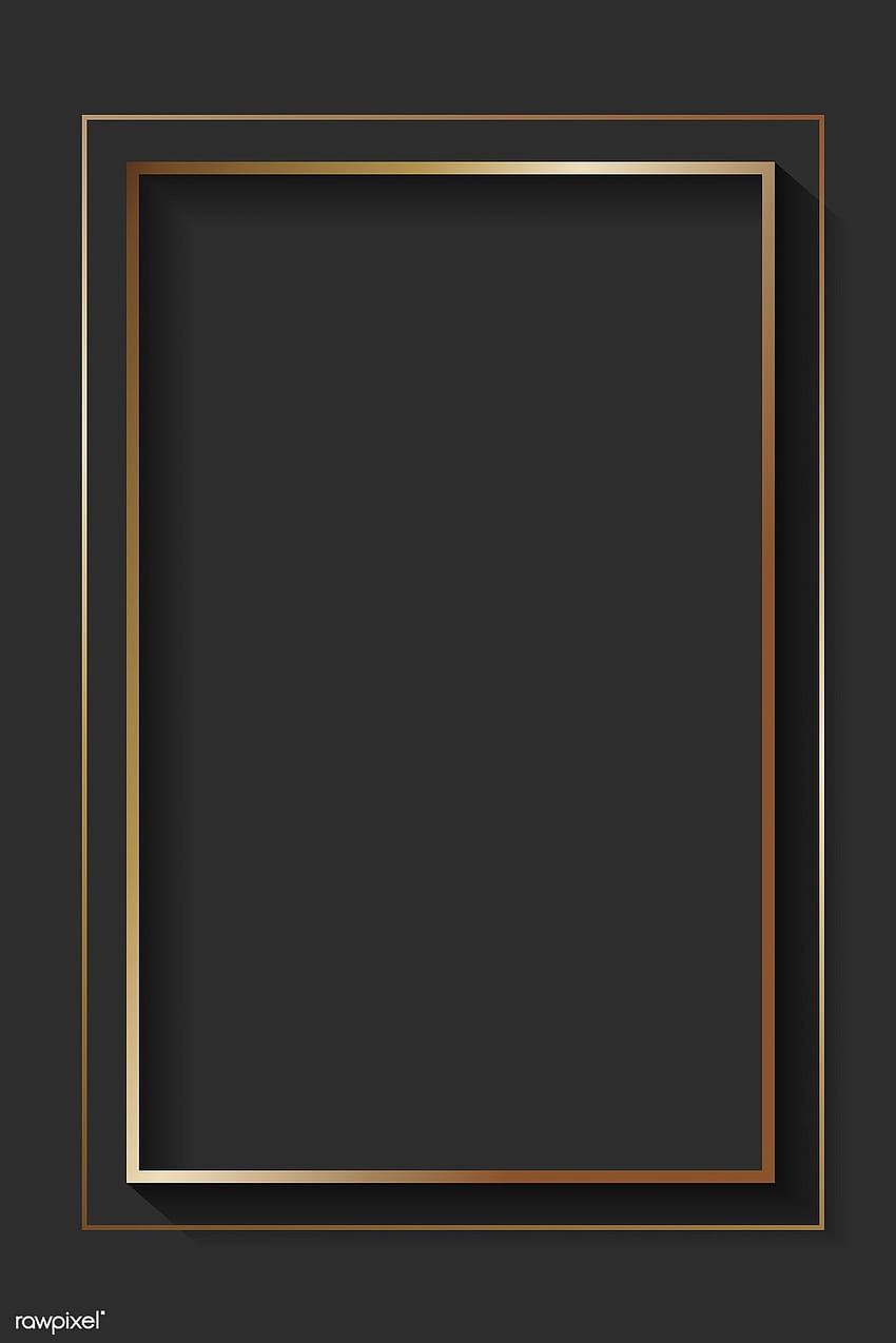 Blank rectangle black abstract frame vector HD phone wallpaper