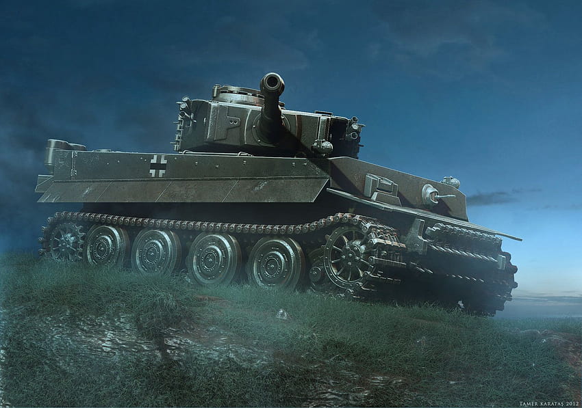 Tiger Tank, Военен, HQ Tiger Tank, немски тигър танк HD тапет