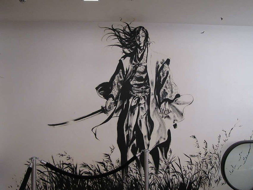 Sasaki Kojiro Mural HD wallpaper