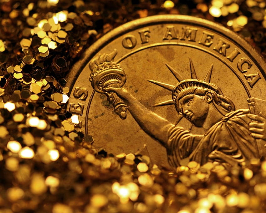 Gold Coin Libery Coin for, gold coins HD wallpaper